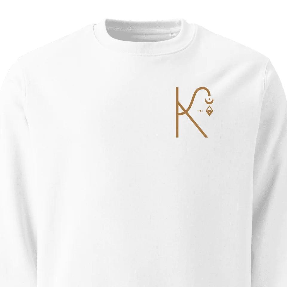 Custom Embroidered Celestial Initial Sweatshirt & Hoodie - ART-SWH313 - ARTFULANE