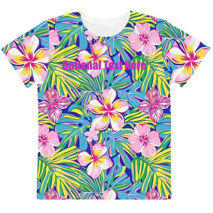 Custom Hawaii Watercolor T-Shirt - ART-TSH323 - ARTFULANE