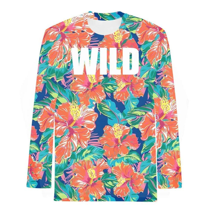 Custom Hawaii Watercolor Rash Guard - ART-RGD323 - ARTFULANE