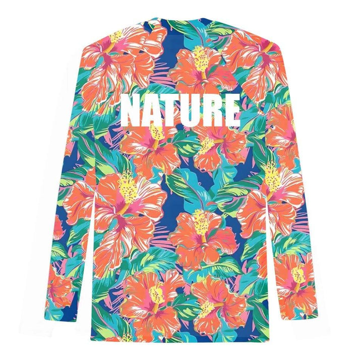 Custom Hawaii Watercolor Rash Guard - ART-RGD323 - ARTFULANE