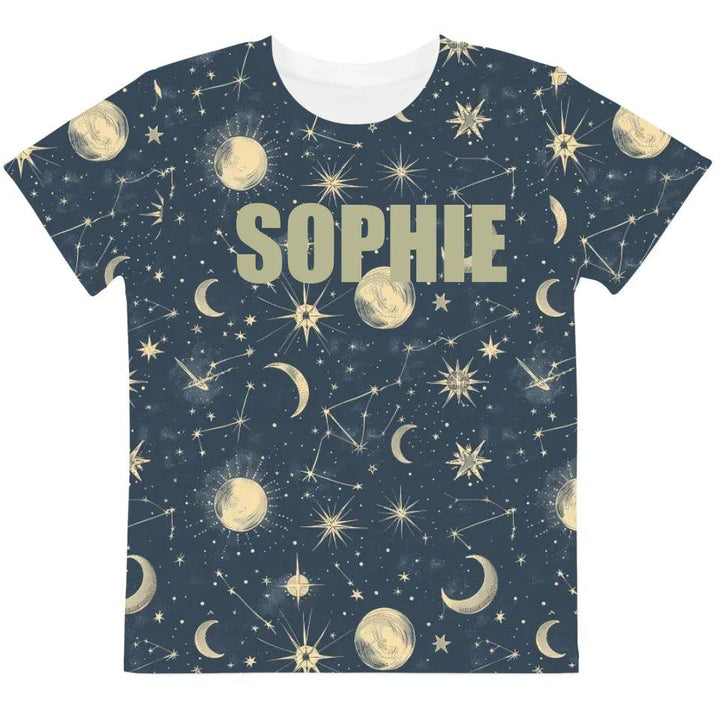 Custom Celestial Constellation T-Shirt - ART-TSH324 - ARTFULANE