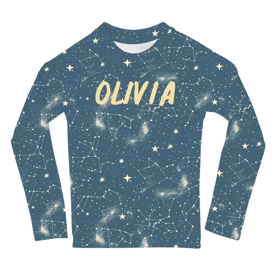 Custom Celestial Constellation Rash Guard - ART-RGD324 - ARTFULANE