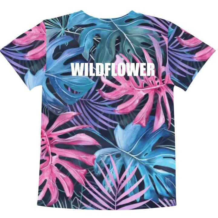 Custom Tropical Leaves T-Shirt - ART-TSH326 - ARTFULANE