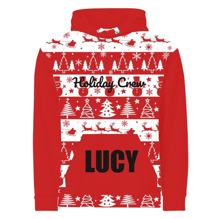 Custom Red Christmas Sweatshirt & Hoodie - ART-SWH328 - ARTFULANE