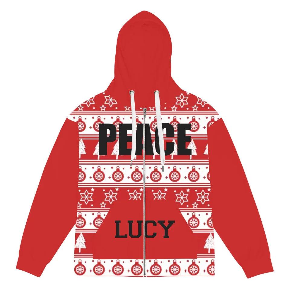 Custom Red Christmas Sweatshirt & Hoodie - ART-SWH328 - ARTFULANE