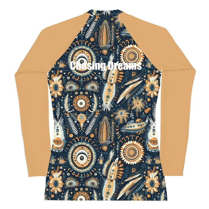 Custom Boho Chic Rash Guard - ART-RGD329 - ARTFULANE