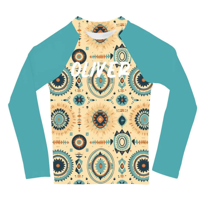 Custom Boho Chic Rash Guard - ART-RGD329 - ARTFULANE