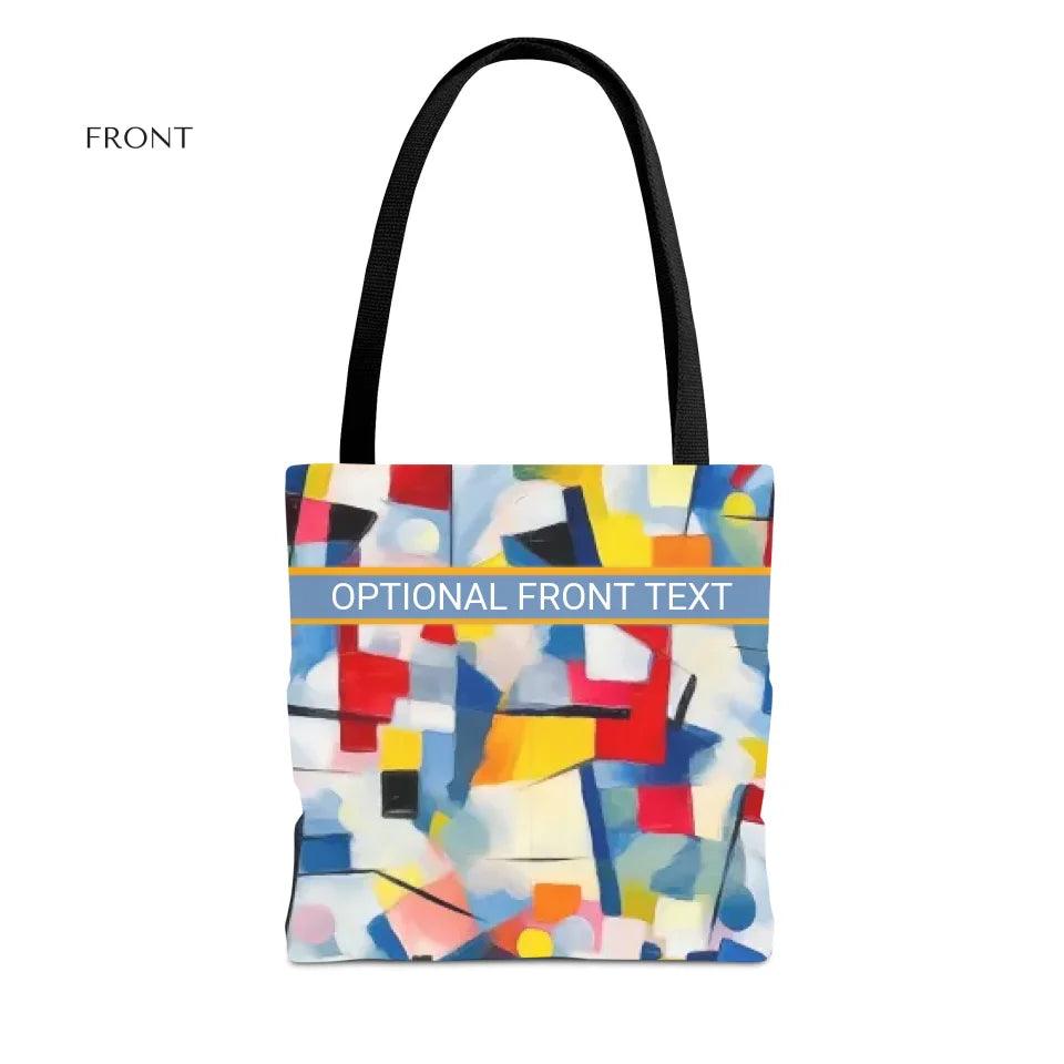 Custom Modern Geometric Abstraction Bags - ARTFULANE