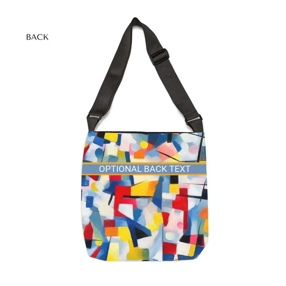 Custom Modern Geometric Abstraction Bags - ARTFULANE