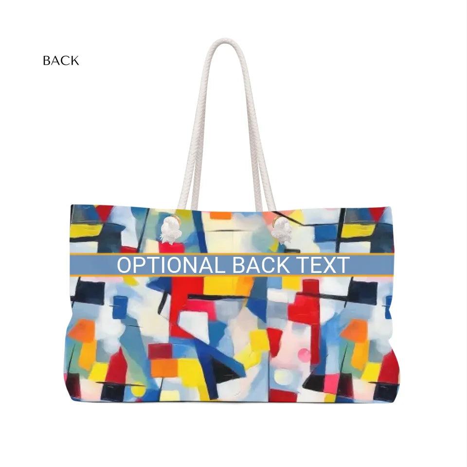 Custom Modern Geometric Abstraction Bags - ARTFULANE