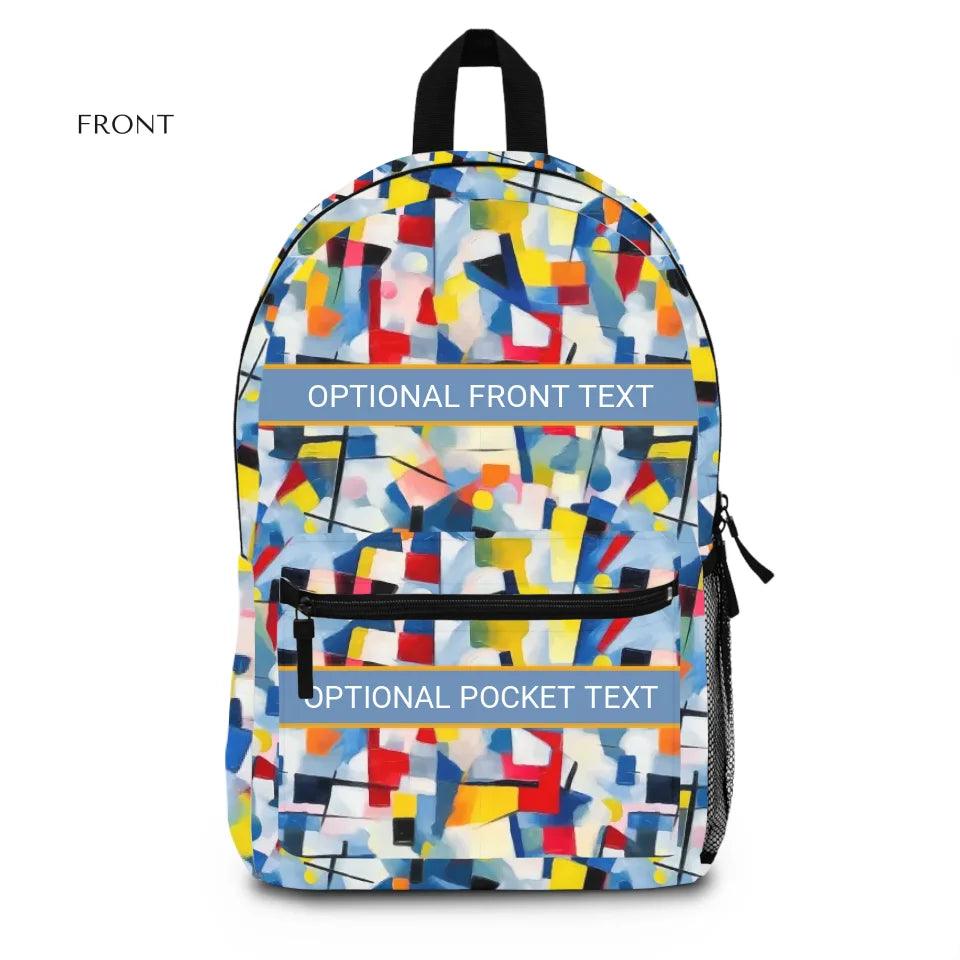 Custom Modern Geometric Abstraction Bags - ARTFULANE