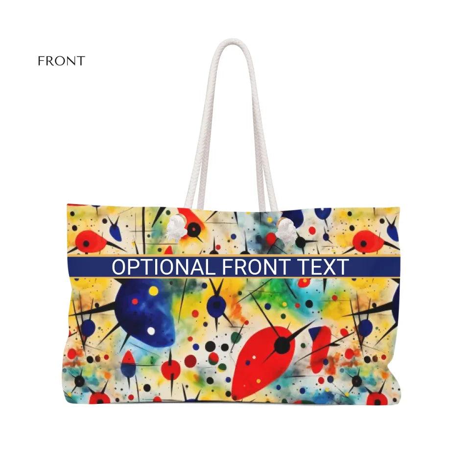 Custom Modern Abstract Expressionist Bags - ARTFULANE