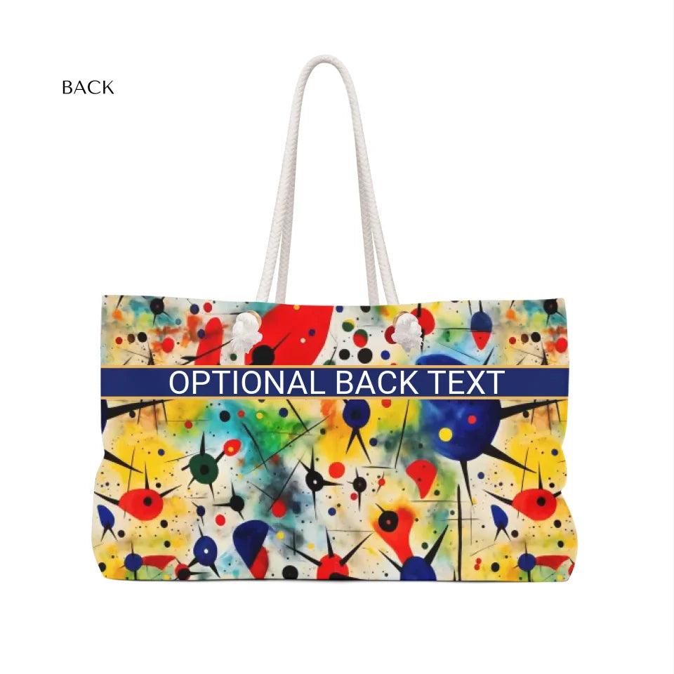 Custom Modern Abstract Expressionist Bags - ARTFULANE