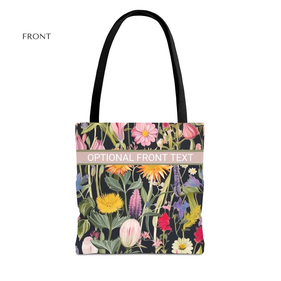 Custom Watercolor Floral Bags - ARTFULANE