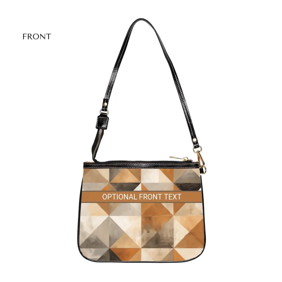 Custom Earthy Geometric Everyday Bag - ARTFULANE