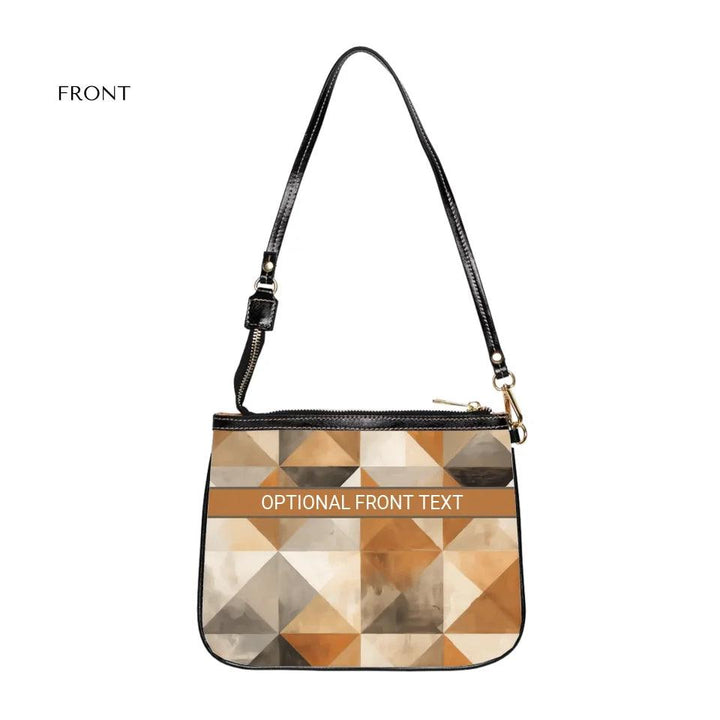 Custom Earthy Geometric Everyday Bag - ARTFULANE