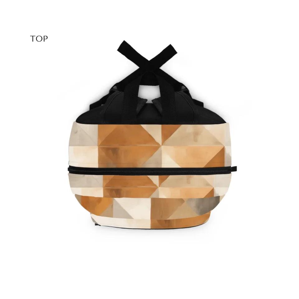 Custom Earthy Geometric Everyday Bag - ARTFULANE