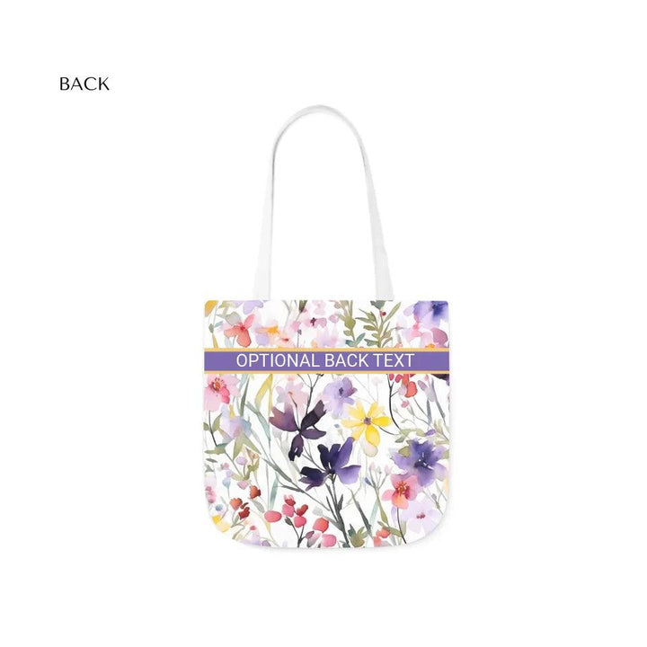 Custom Watercolor Loose Wildflowers Everyday Bags - ARTFULANE