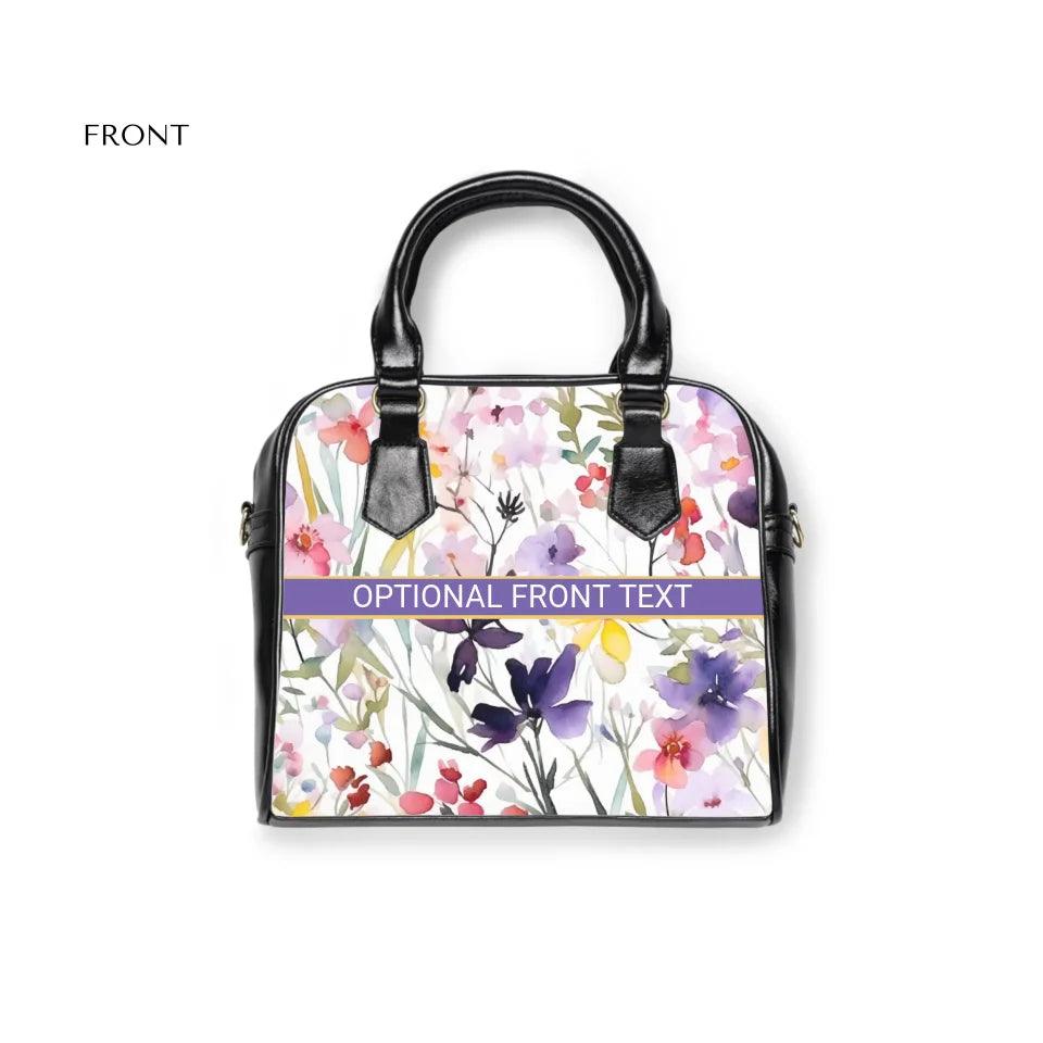 Custom Watercolor Loose Wildflowers Everyday Bags - ARTFULANE