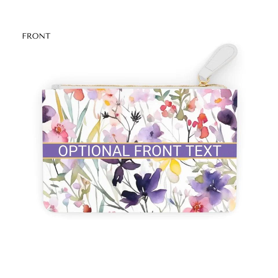 Custom Watercolor Loose Wildflowers Everyday Bags - ARTFULANE