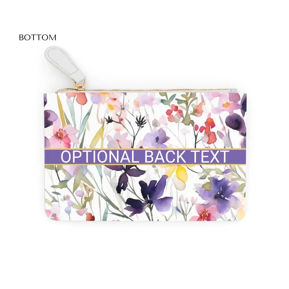 Custom Watercolor Loose Wildflowers Everyday Bags - ARTFULANE