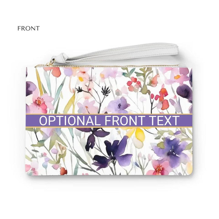 Custom Watercolor Loose Wildflowers Everyday Bags - ARTFULANE