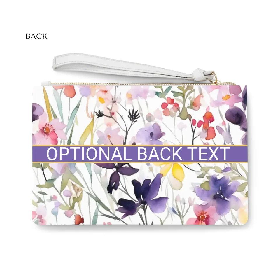 Custom Watercolor Loose Wildflowers Everyday Bags - ARTFULANE