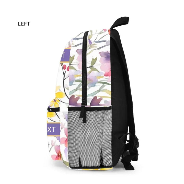 Custom Watercolor Loose Wildflowers Everyday Bags - ARTFULANE