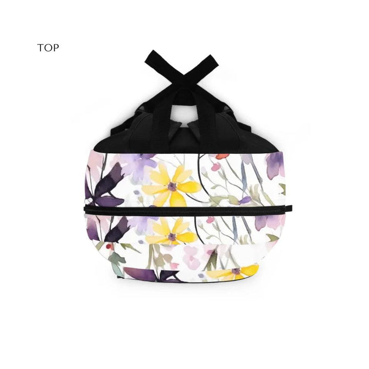 Custom Watercolor Loose Wildflowers Everyday Bags - ARTFULANE