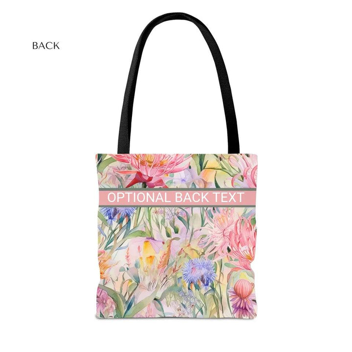 Custom Watercolor Loose Wildflowers Everyday Bags - ARTFULANE