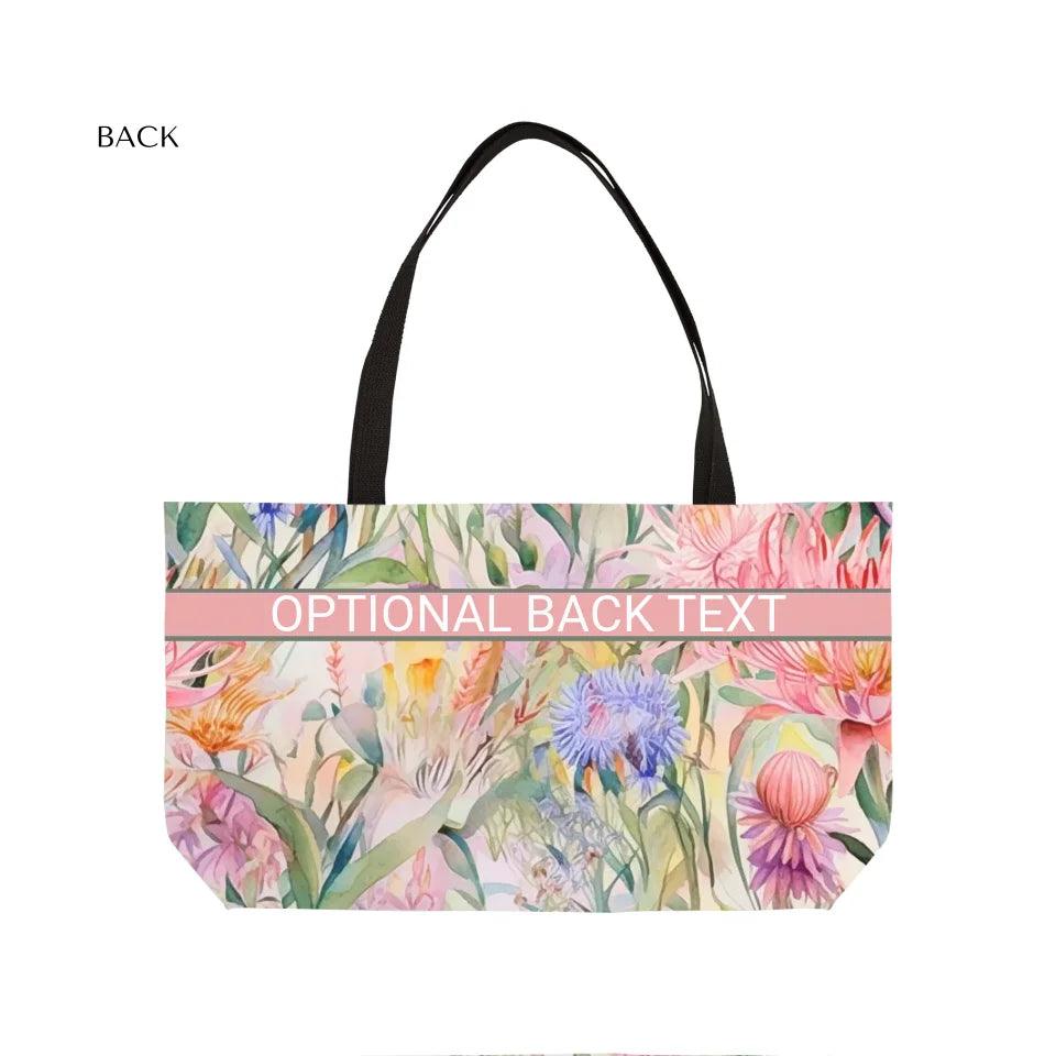 Custom Watercolor Loose Wildflowers Everyday Bags - ARTFULANE