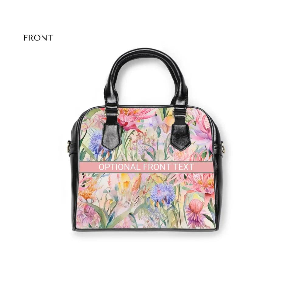 Custom Watercolor Loose Wildflowers Everyday Bags - ARTFULANE