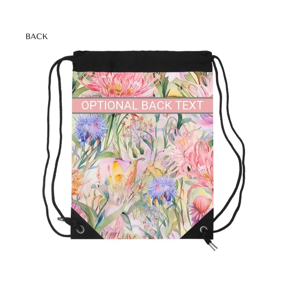 Custom Watercolor Loose Wildflowers Everyday Bags - ARTFULANE