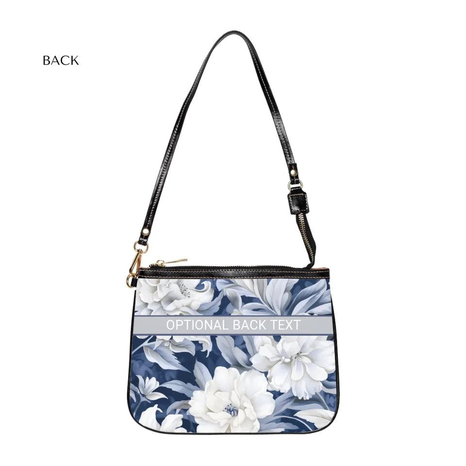 Custom Monochromatic Watercolor Floral Everyday Bags - ARTFULANE