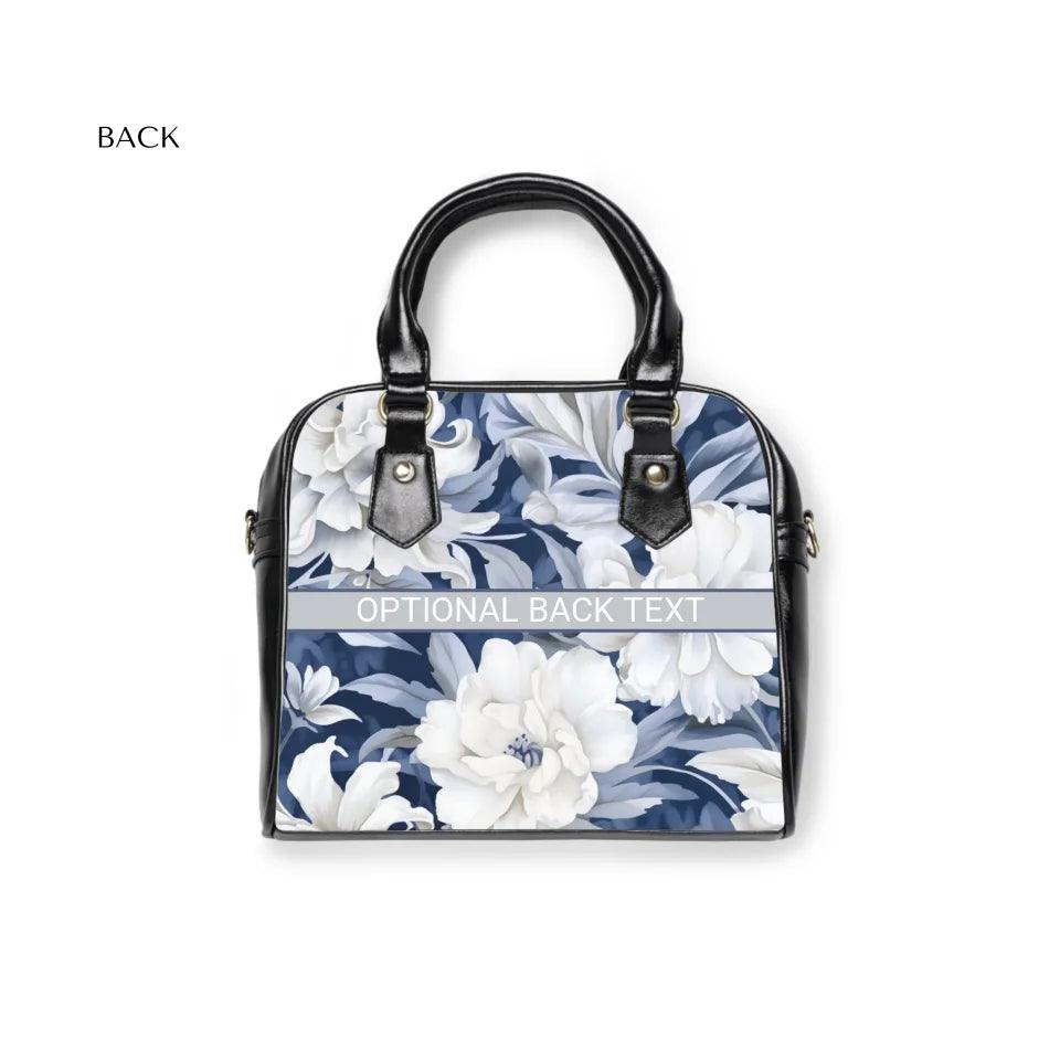 Custom Monochromatic Watercolor Floral Everyday Bags - ARTFULANE