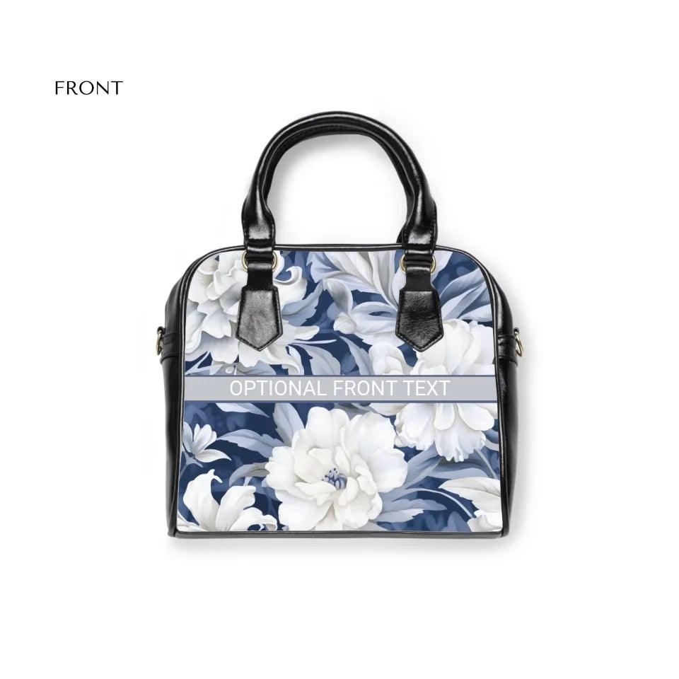 Custom Monochromatic Watercolor Floral Everyday Bags - ARTFULANE