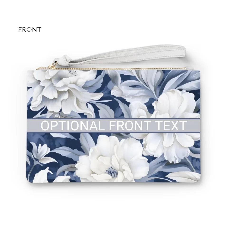 Custom Monochromatic Watercolor Floral Everyday Bags - ARTFULANE