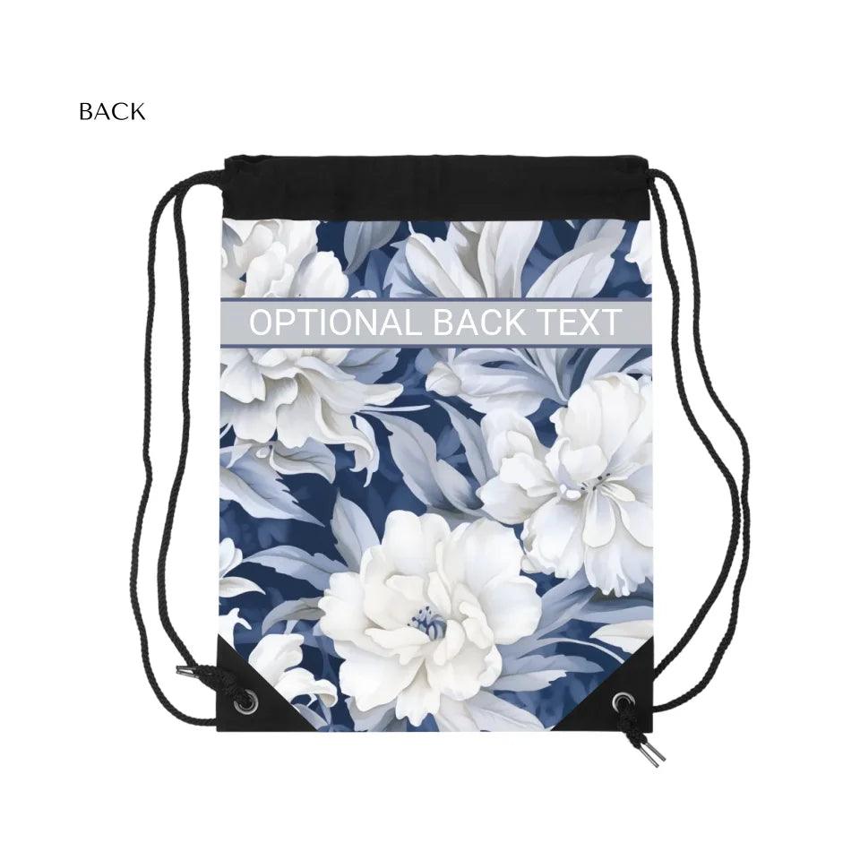 Custom Monochromatic Watercolor Floral Everyday Bags - ARTFULANE