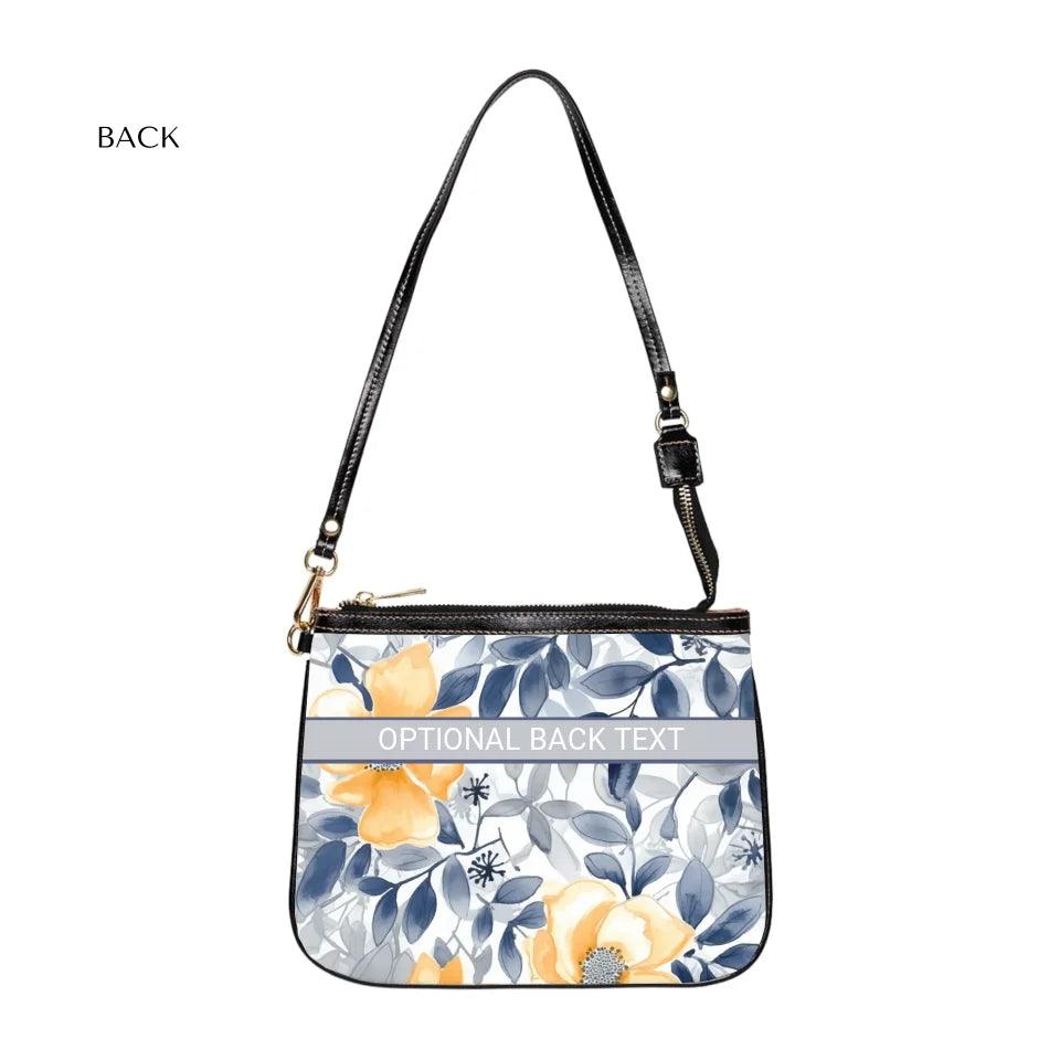 Custom Monochromatic Watercolor Floral Everyday Bags - ARTFULANE