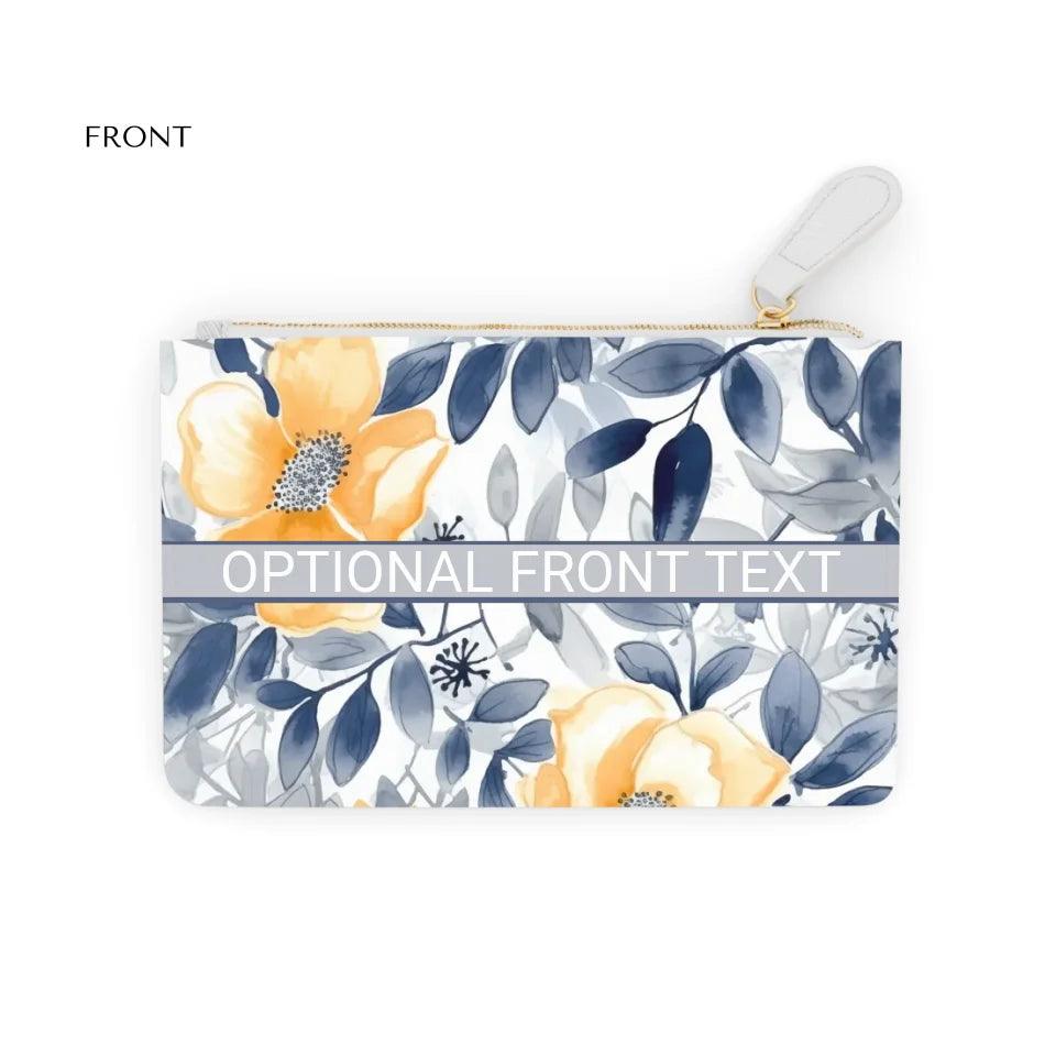 Custom Monochromatic Watercolor Floral Everyday Bags - ARTFULANE