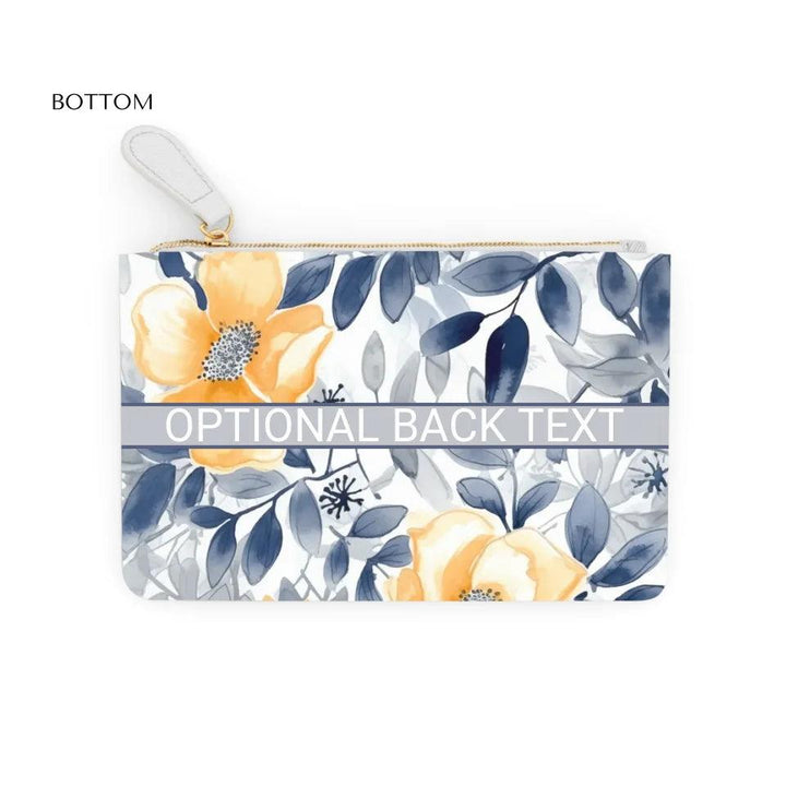 Custom Monochromatic Watercolor Floral Everyday Bags - ARTFULANE