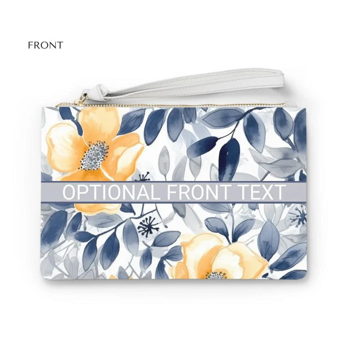 Custom Monochromatic Watercolor Floral Everyday Bags - ARTFULANE