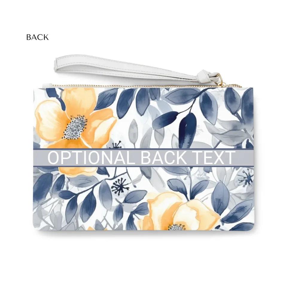 Custom Monochromatic Watercolor Floral Everyday Bags - ARTFULANE