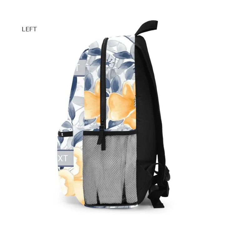 Custom Monochromatic Watercolor Floral Everyday Bags - ARTFULANE