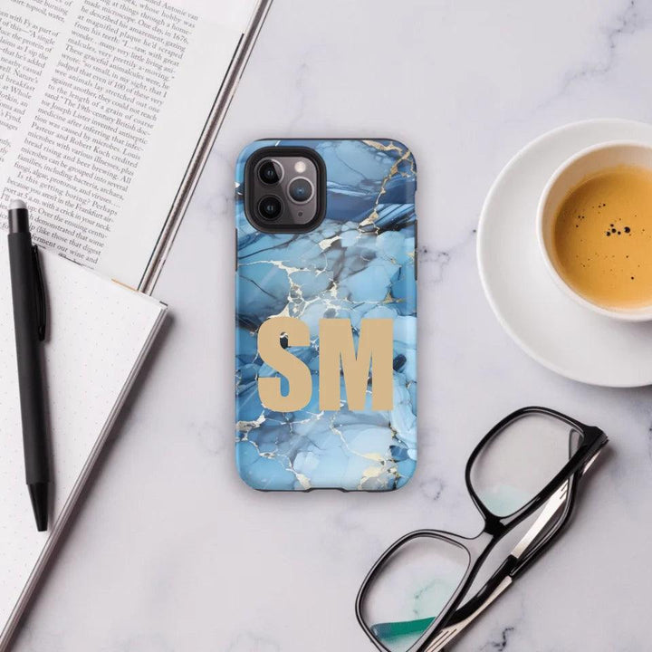 Custom Marble Pattern Tough Phone Case - ARTFULANE