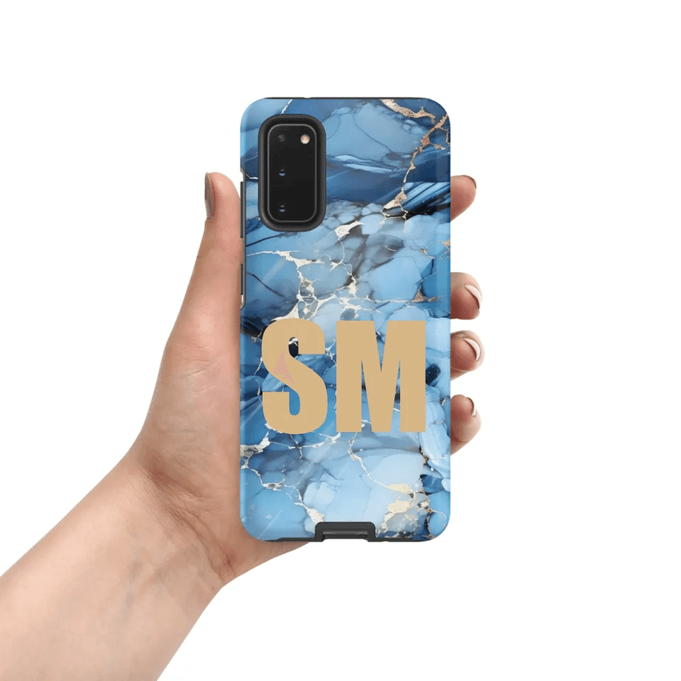 Custom Marble Pattern Tough Phone Case - ARTFULANE