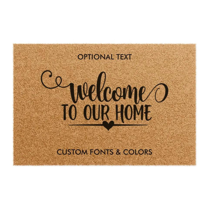 Custom Welcome Doormat - ARTFULANE