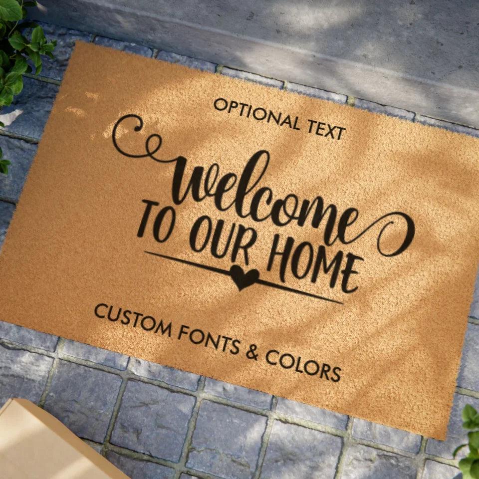 Custom Welcome Doormat - ARTFULANE