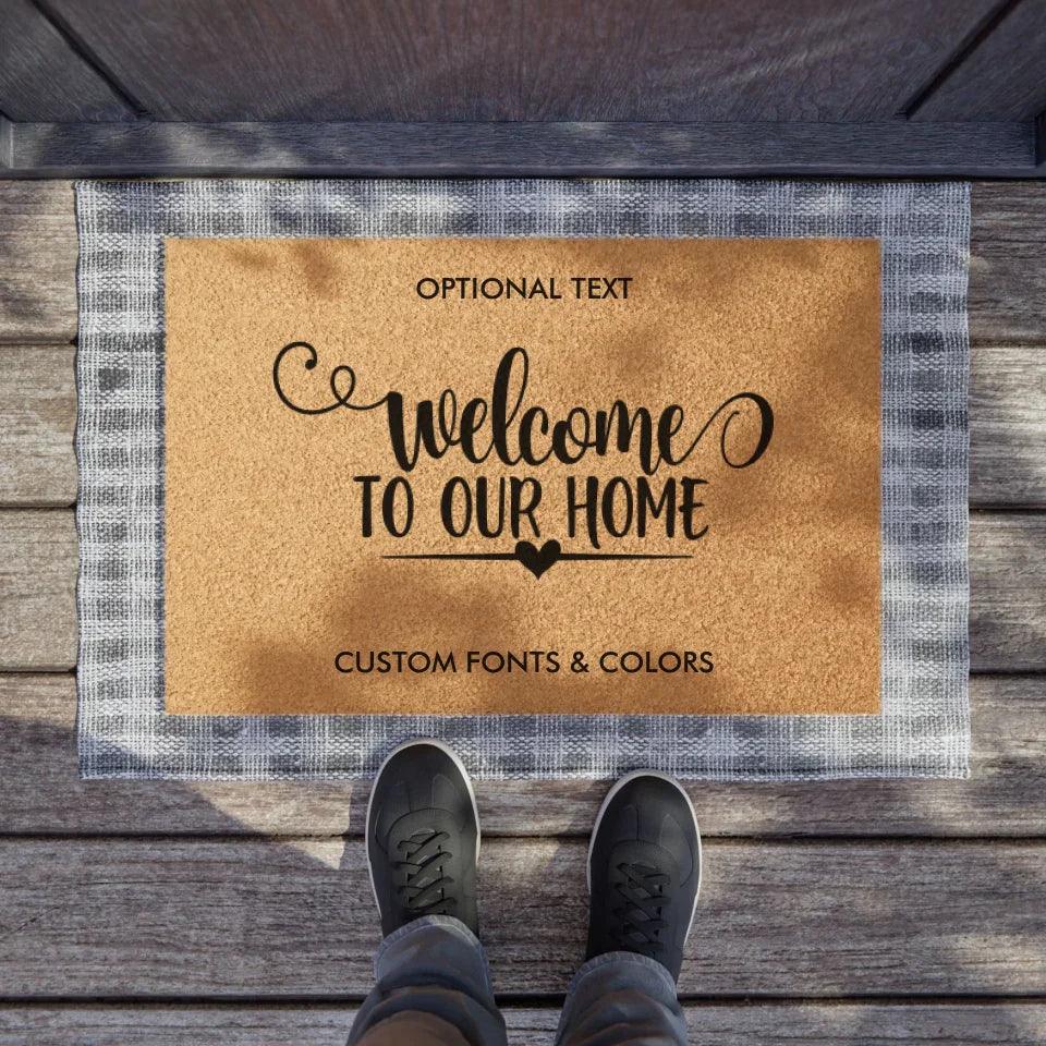 Custom Welcome Doormat - ARTFULANE