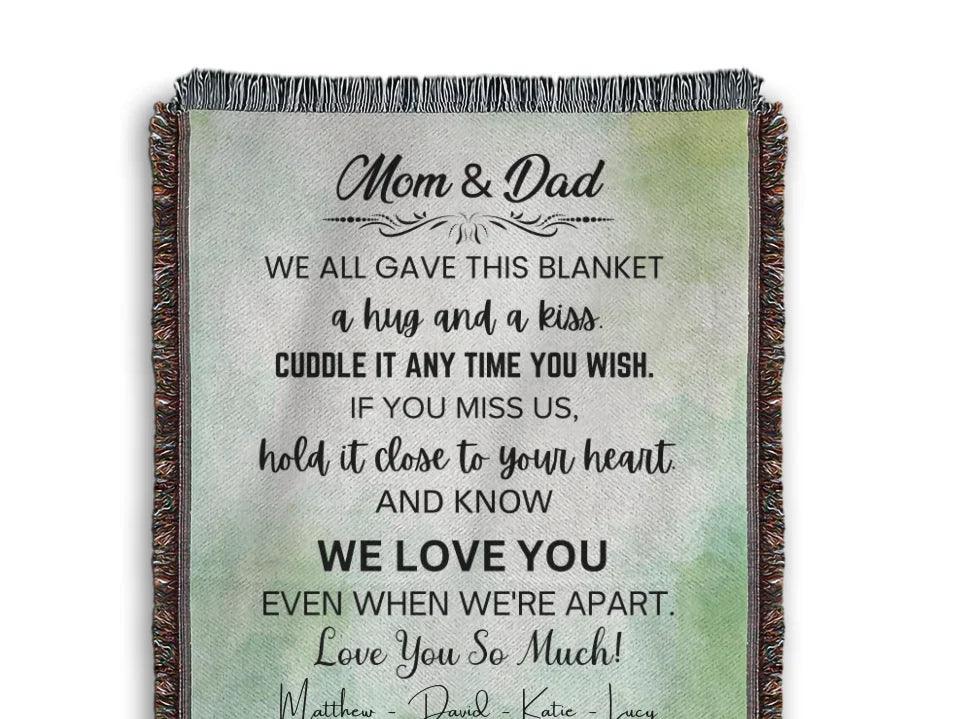 Custom To Mom & Dad Blanket - ARTFULANE